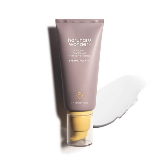 Haruharu Wonder Black Rice Pure Mineral Relief Daily Sunscreen Spf50 Premium – SPF kremas veidui – apsauga nuo saulės