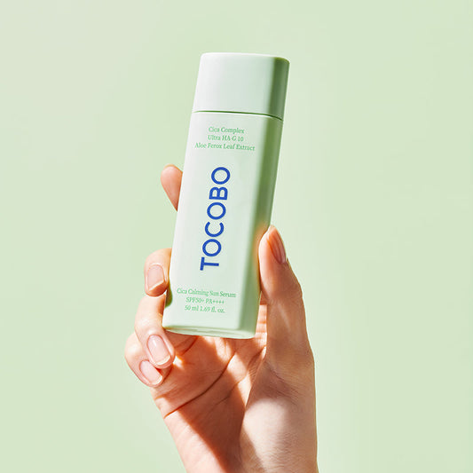 TOCOBO - Cica Calming Sun Serum  SPF kremas veidui jautriai odai