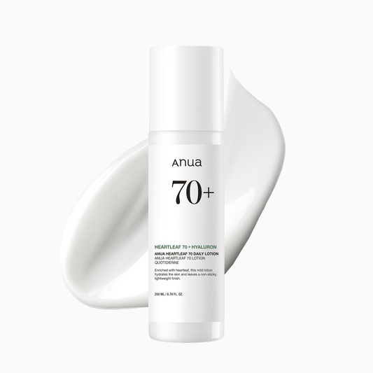 Anua – Heartleaf 70% Daily Lotion – raminantis ir drėkinantis veido losjonas su širdžialape (200 ml)
