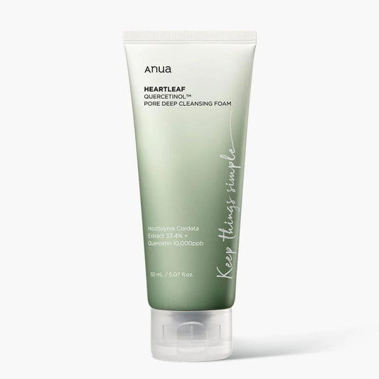 Anua Heartleaf Quercetinol Pore Deep Cleansing Foam 150ml – prausiklis veidui