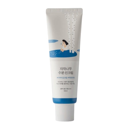 Round Lab - Birch Juice Moisturizing Sun Cream SPF50+ PA++++ - Moisturizing SPF Cream - 50 ml SPF kremas veidui